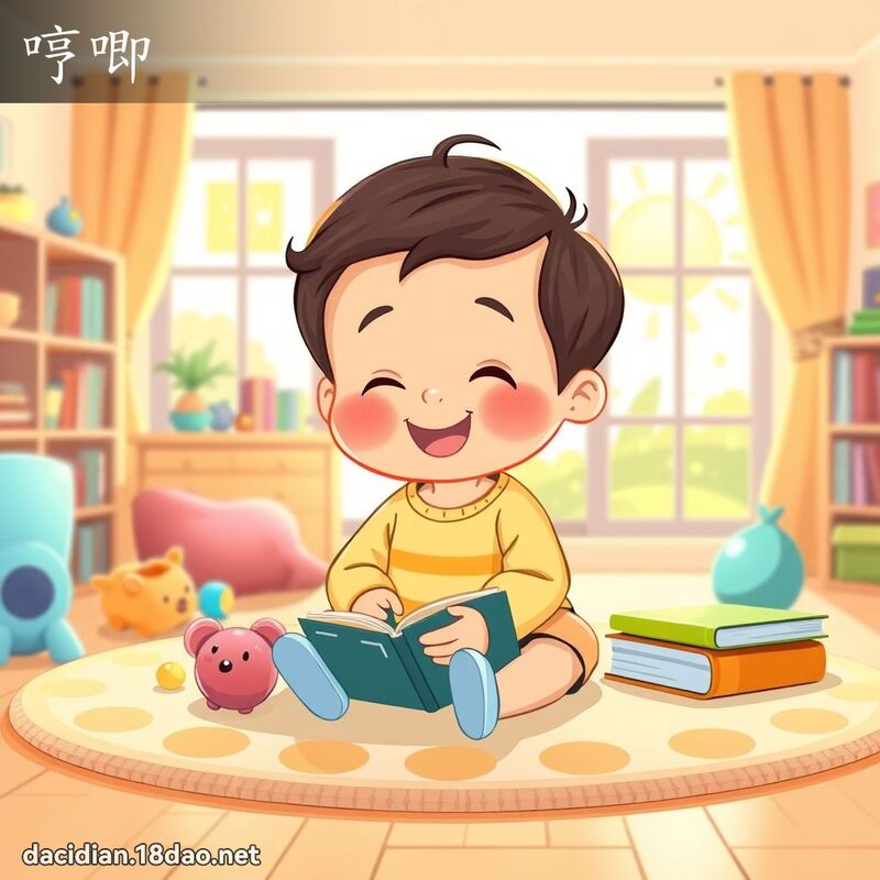 哼唧 - 国语大辞典配图