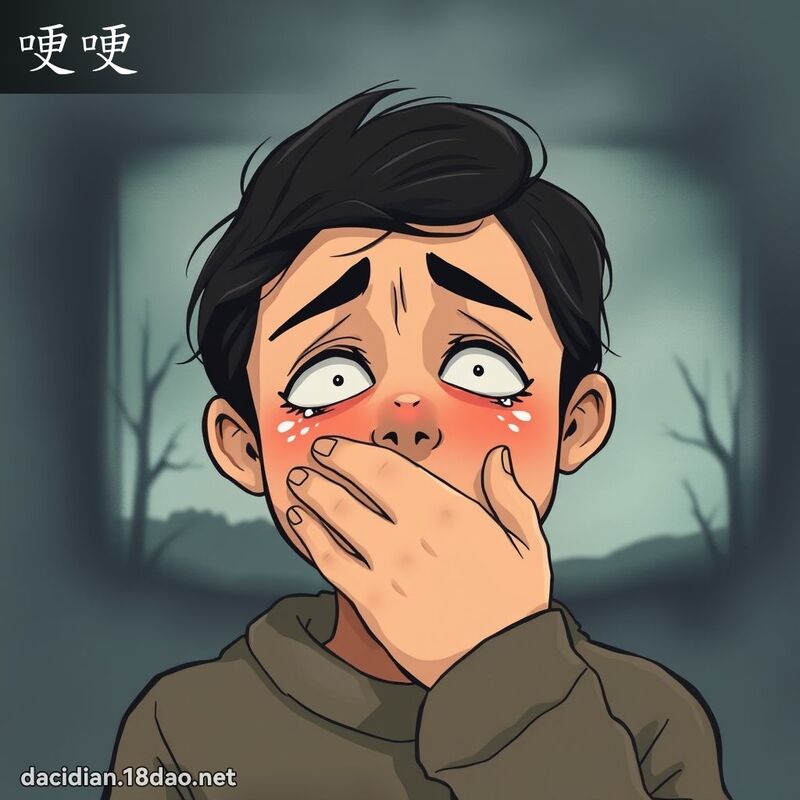 哽哽 - 国语大辞典配图