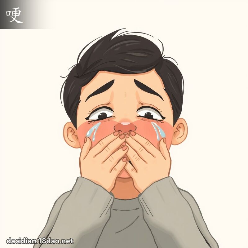 哽 - 国语大辞典配图