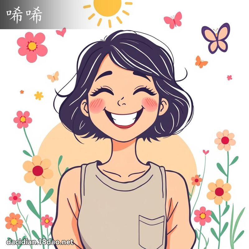 唏唏 - 國語大辭典配圖