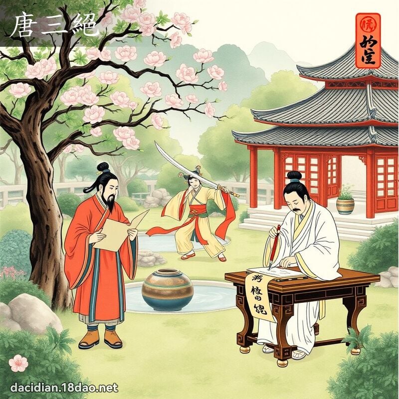 唐三绝 - 国语大辞典配图