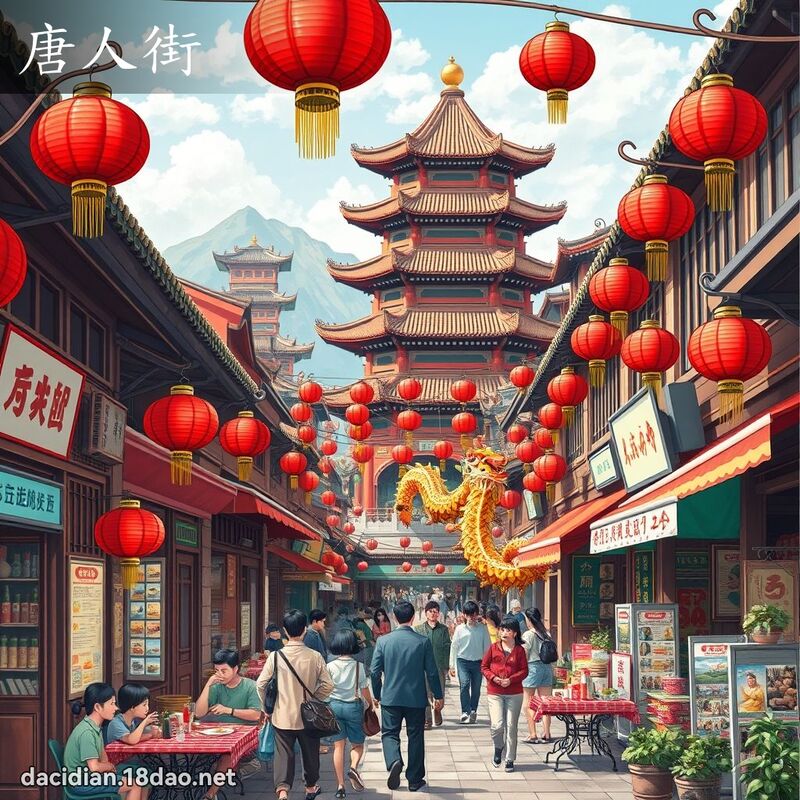 唐人街 - 國語大辭典配圖