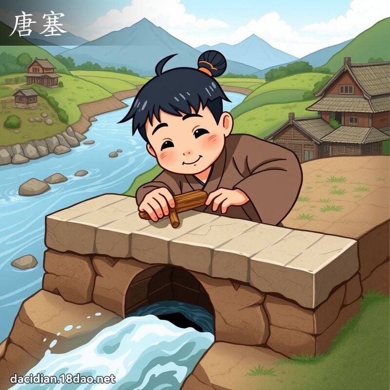 唐塞 - 國語大辭典配圖