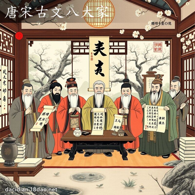 唐宋古文八大家 - 國語大辭典配圖
