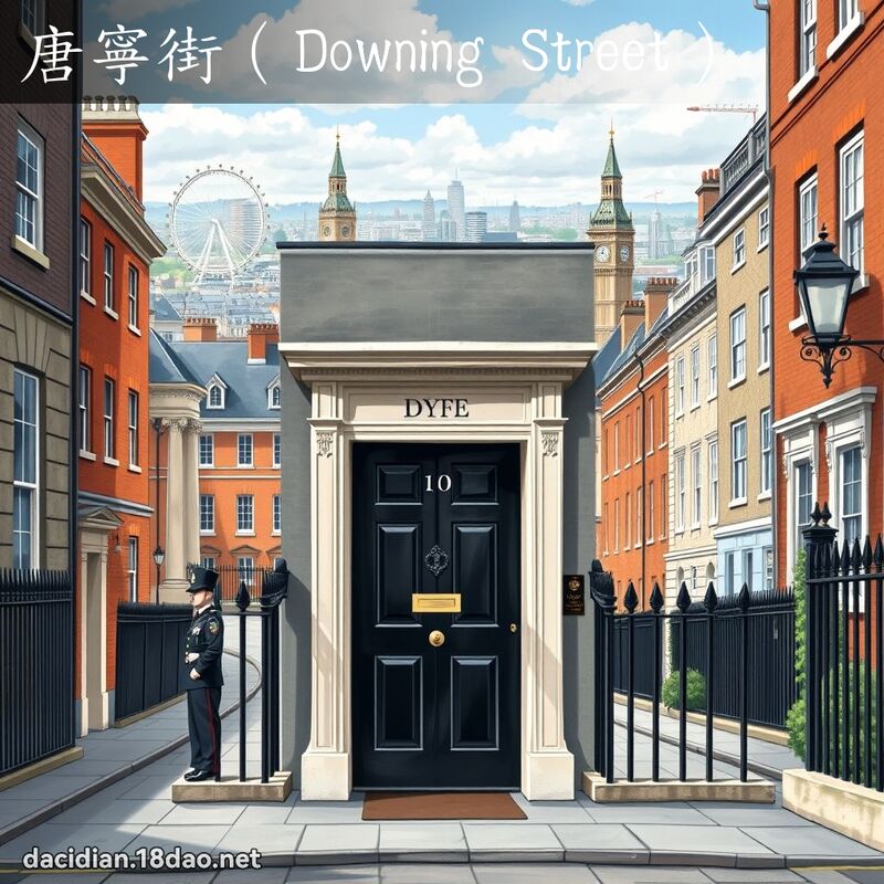 唐寧街（Downing Street） - 国语大辞典配图