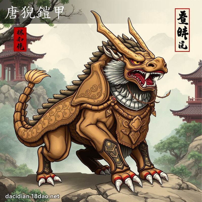 唐猊鎧甲 - 国语大辞典配图