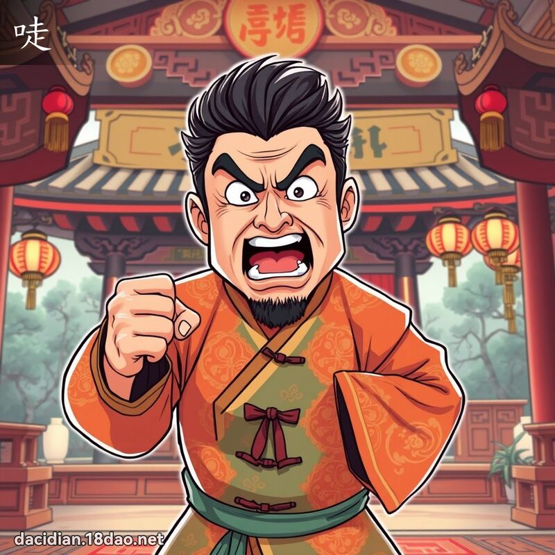 唗 - 國語大辭典配圖