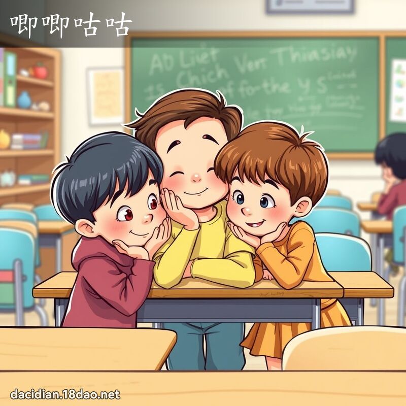 唧唧咕咕 - 國語大辭典配圖