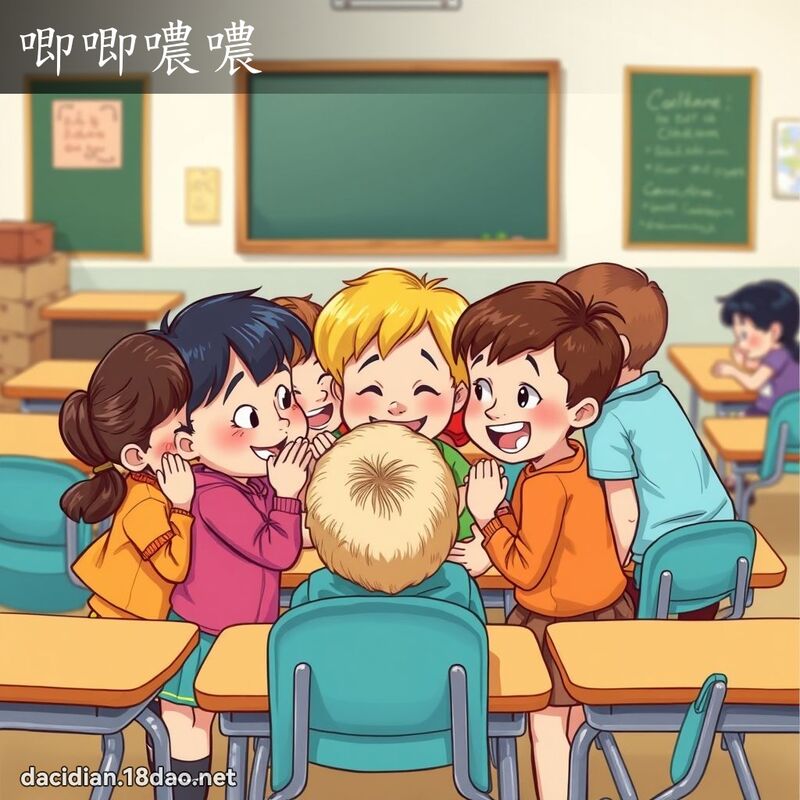 唧唧噥噥 - 國語大辭典配圖