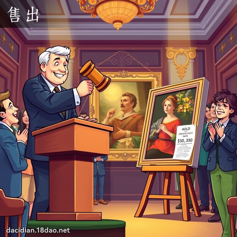 售出 - 国语大辞典配图