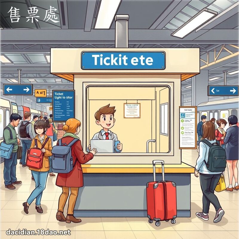 售票处 - 国语大辞典配图