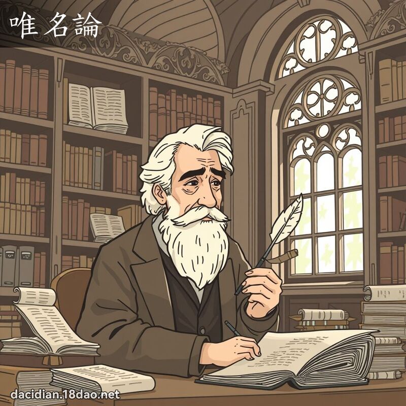 唯名論 - 國語大辭典配圖
