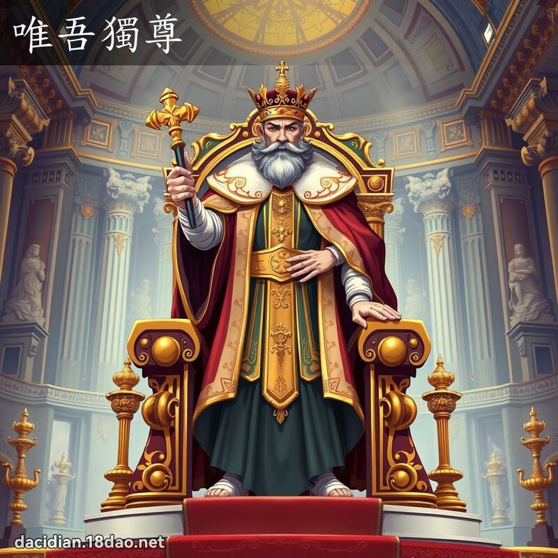 唯吾独尊 - 国语大辞典配图