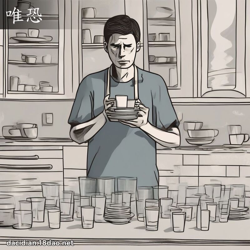 唯恐 - 國語大辭典配圖