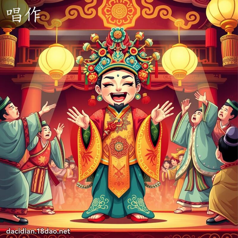 唱作 - 国语大辞典配图