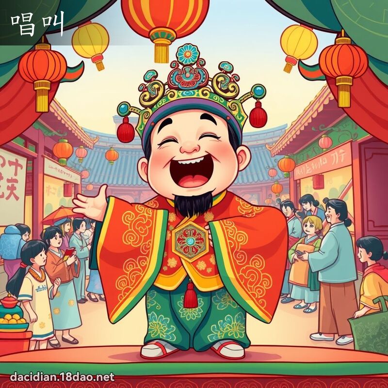 唱叫 - 国语大辞典配图