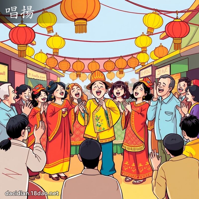 唱揚 - 國語大辭典配圖