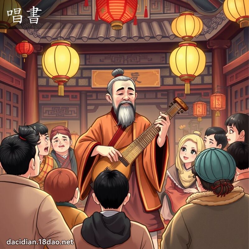 唱書 - 國語大辭典配圖