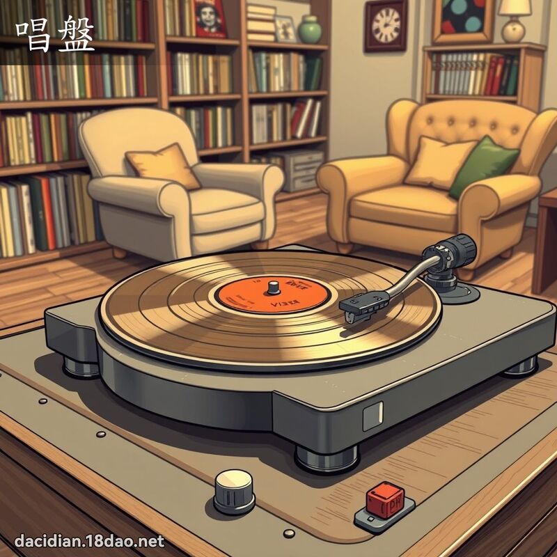 唱盤 - 國語大辭典配圖