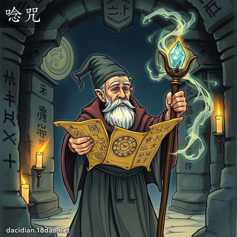 唸咒 - 国语大辞典配图
