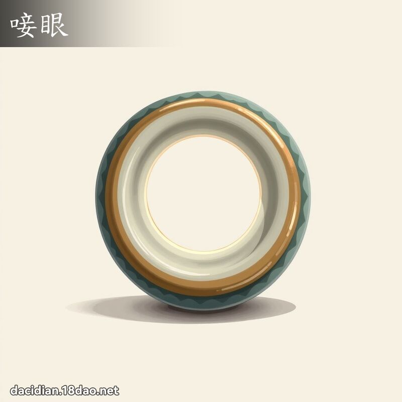 唼眼 - 國語大辭典配圖