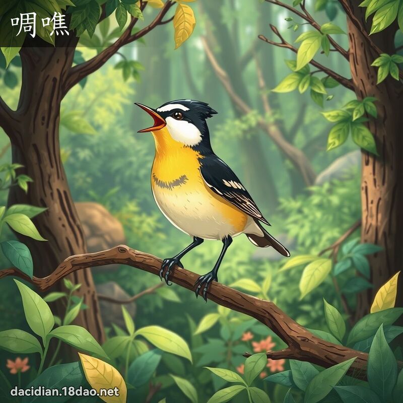 啁噍 - 国语大辞典配图