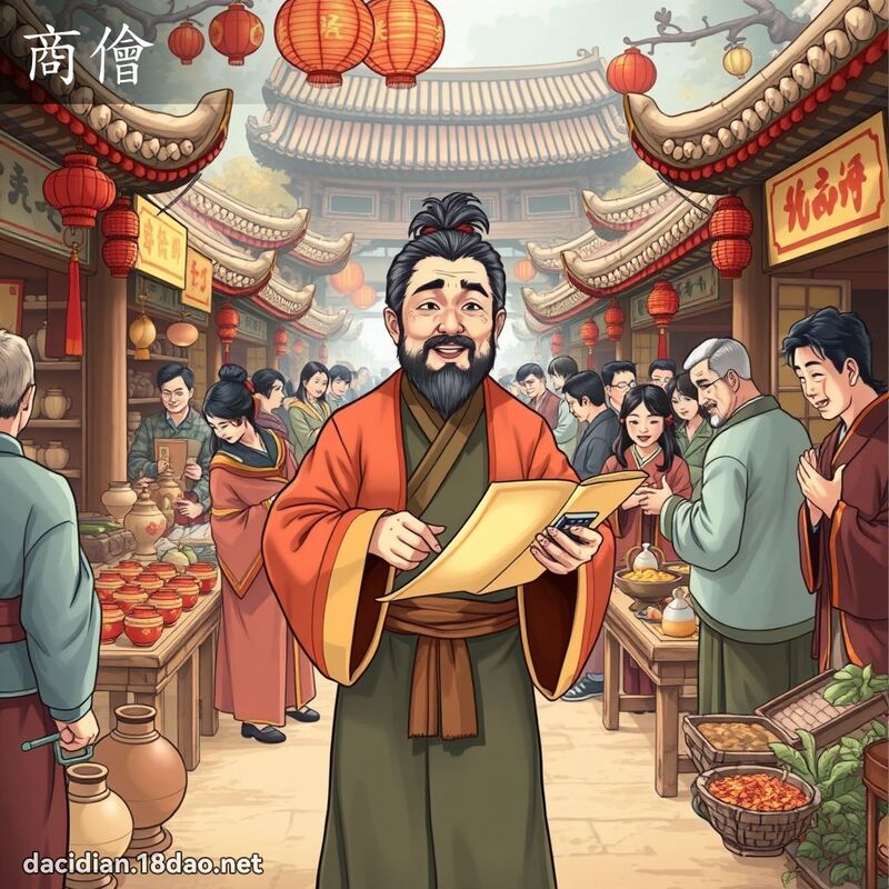 商儈 - 國語大辭典配圖