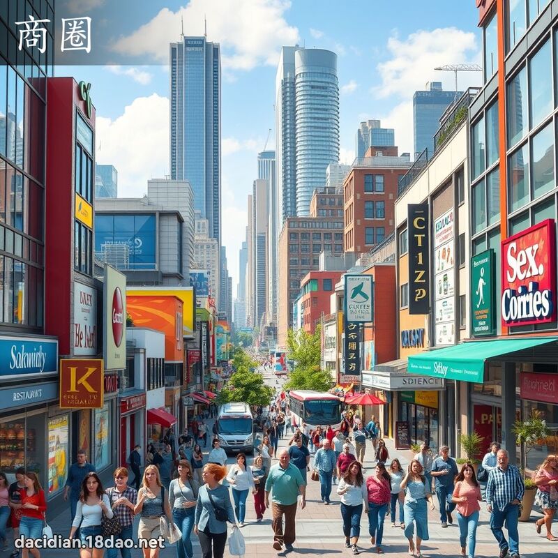 商圈 - 國語大辭典配圖