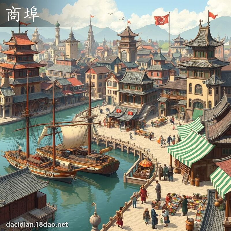 商埠 - 国语大辞典配图