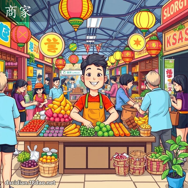 商家 - 国语大辞典配图