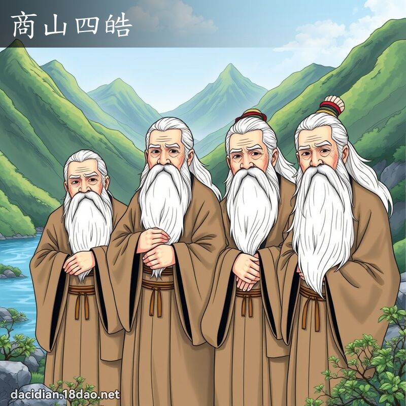 商山四皓 - 国语大辞典配图