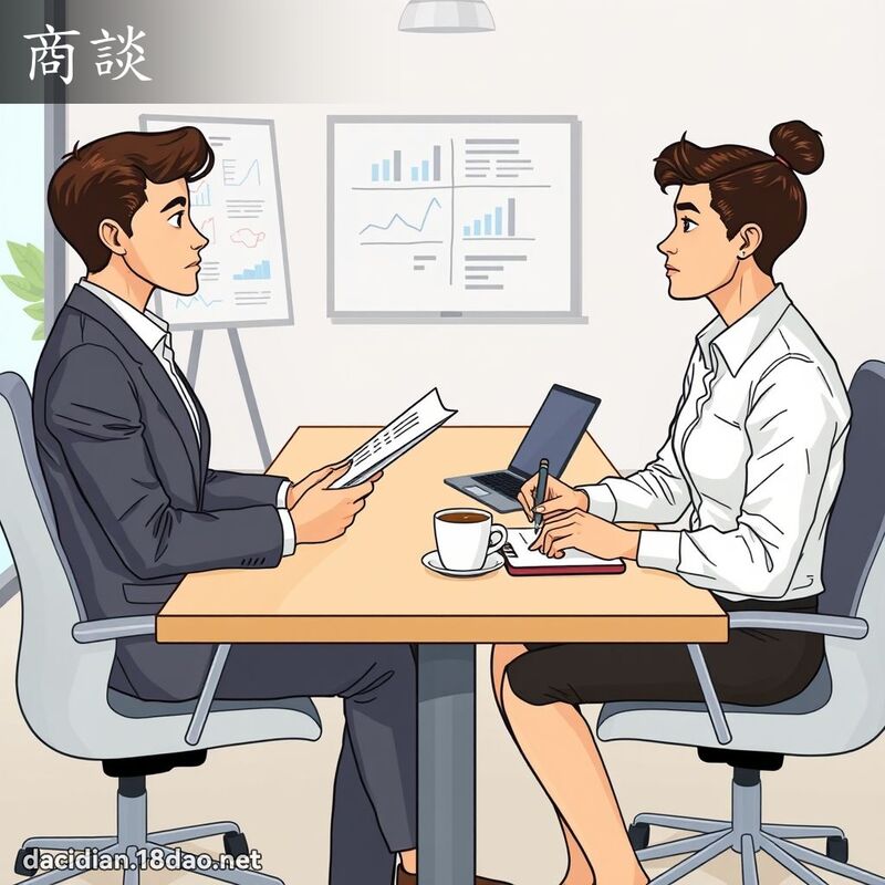 商谈 - 国语大辞典配图