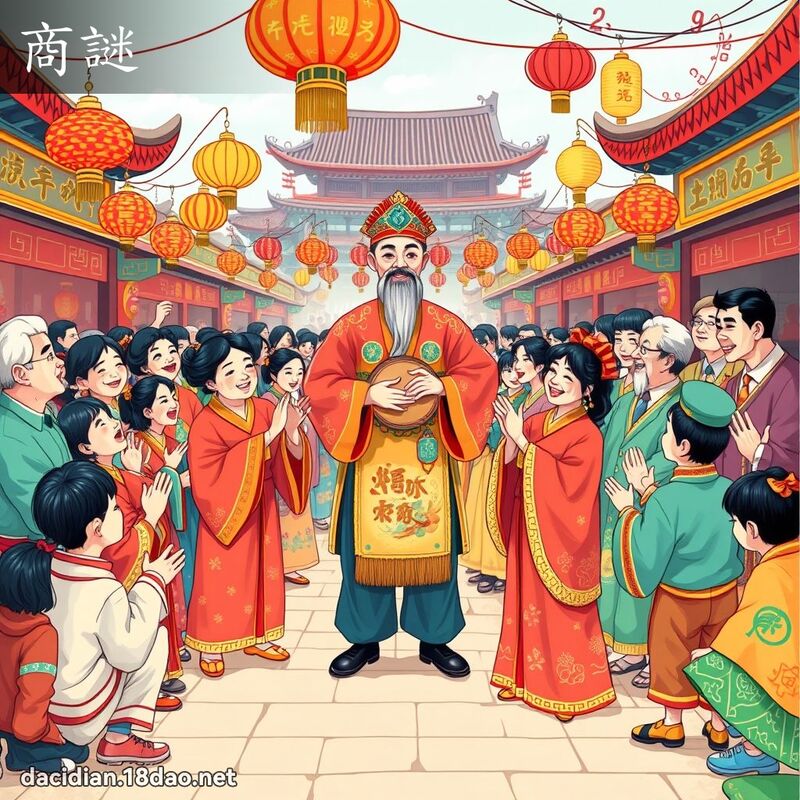 商谜 - 国语大辞典配图