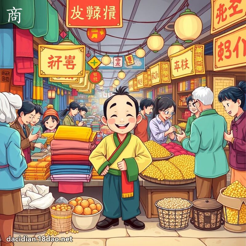 商 - 国语大辞典配图