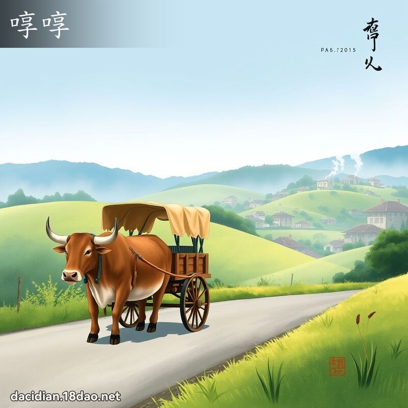 啍啍 - 國語大辭典配圖