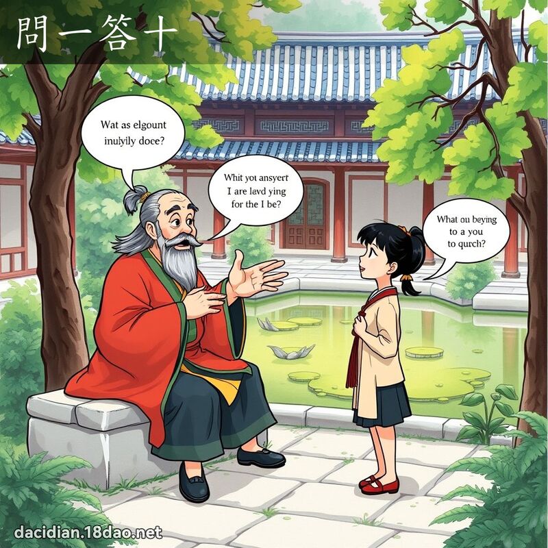 問一答十 - 國語大辭典配圖