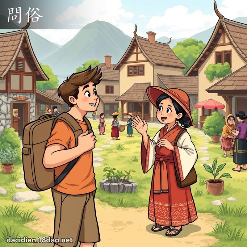 問俗 - 國語大辭典配圖
