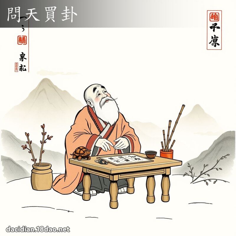 問天買卦 - 國語大辭典配圖