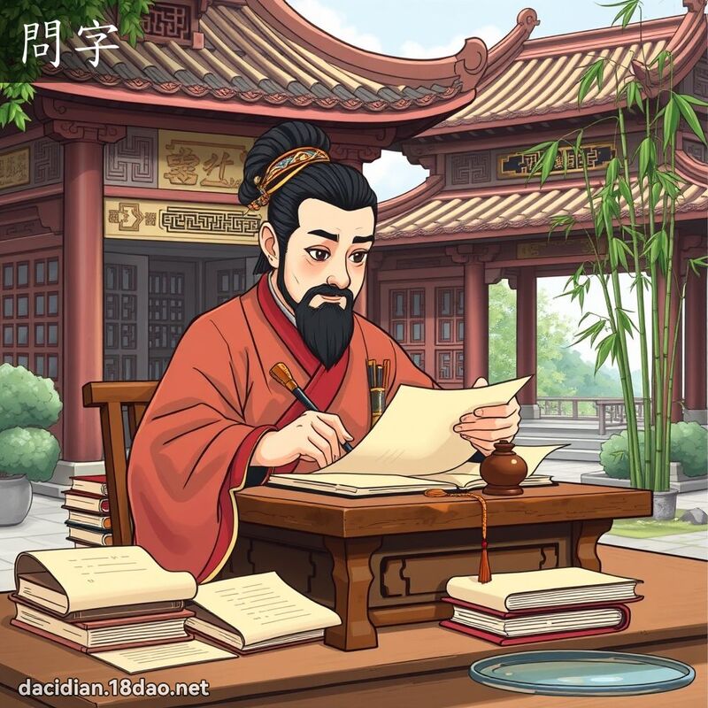 问字 - 国语大辞典配图