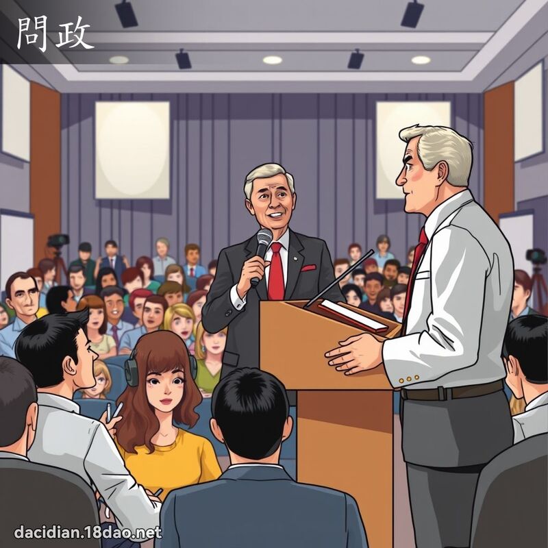 问政 - 国语大辞典配图