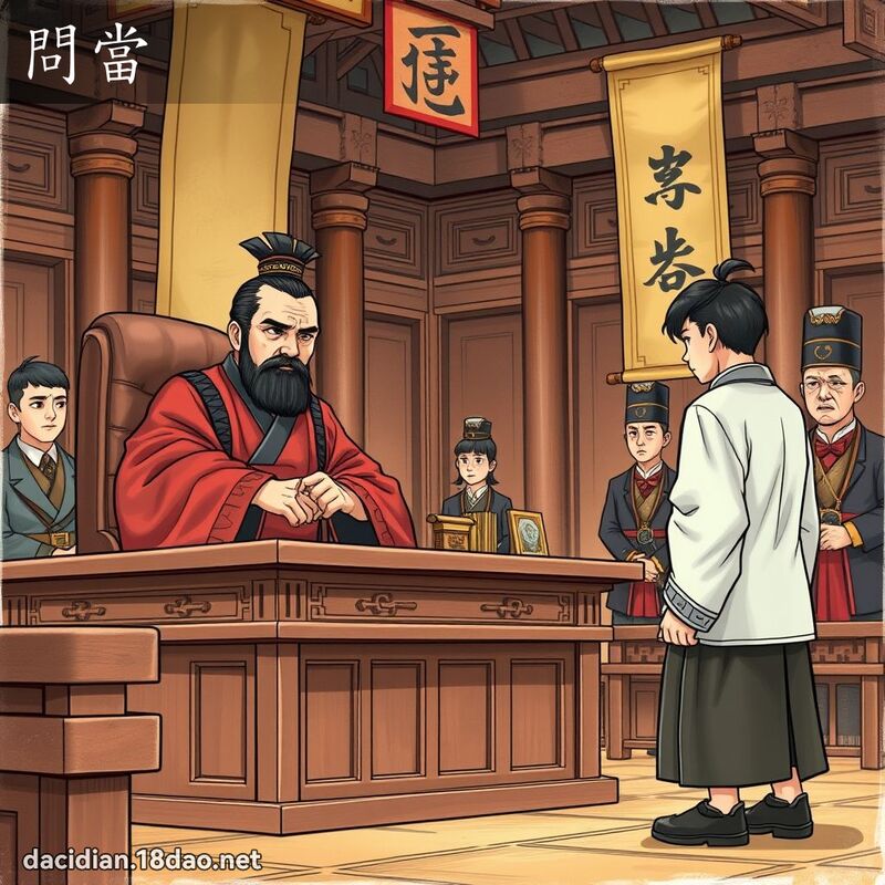 问当 - 国语大辞典配图