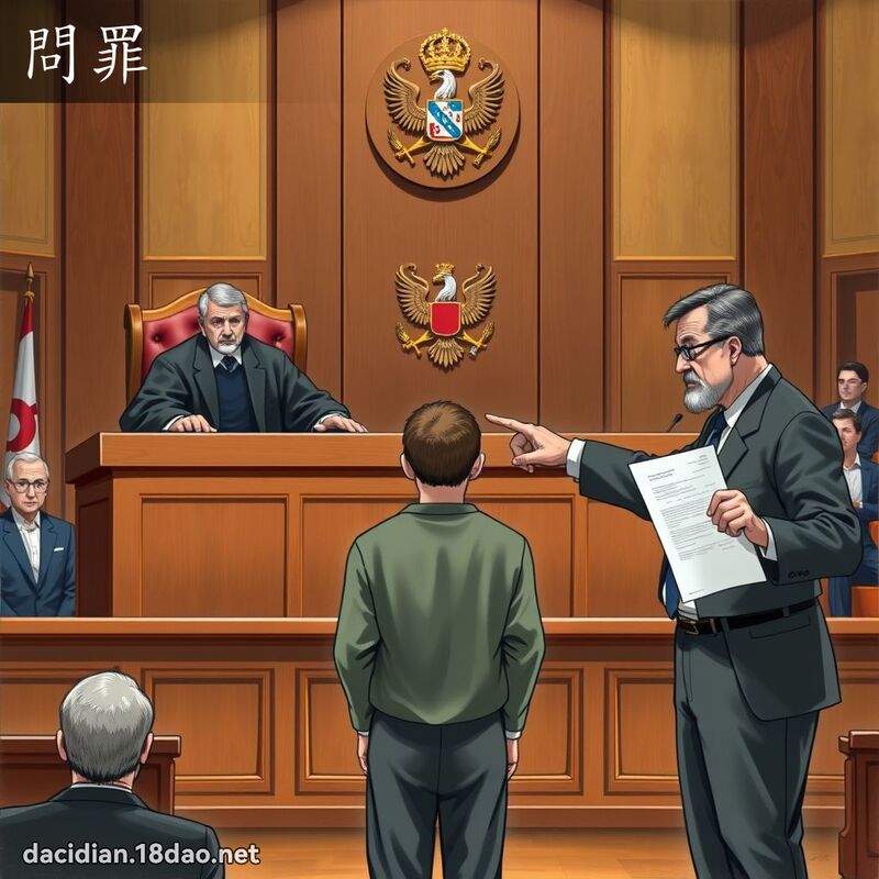 问罪 - 国语大辞典配图