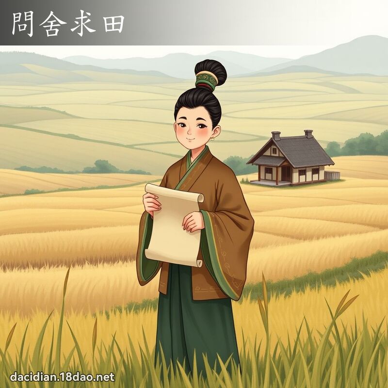 问舍求田 - 国语大辞典配图