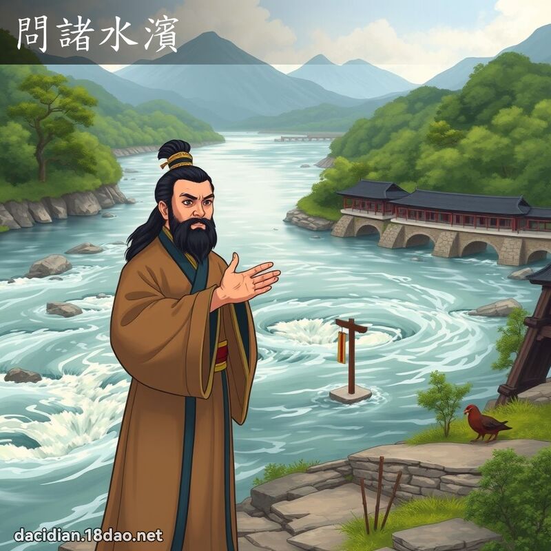 问诸水滨 - 国语大辞典配图