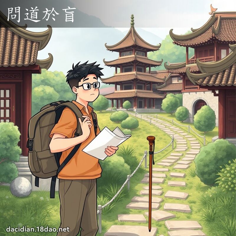 问道於盲 - 国语大辞典配图