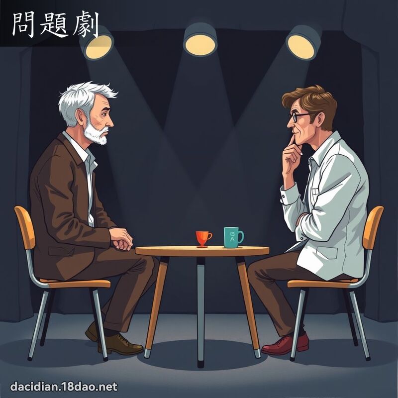 問題劇 - 國語大辭典配圖