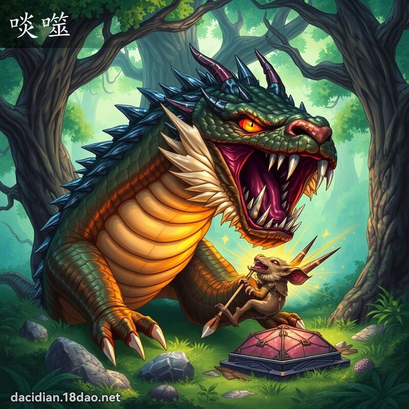 啖噬 - 国语大辞典配图