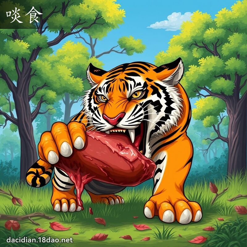 啖食 - 國語大辭典配圖