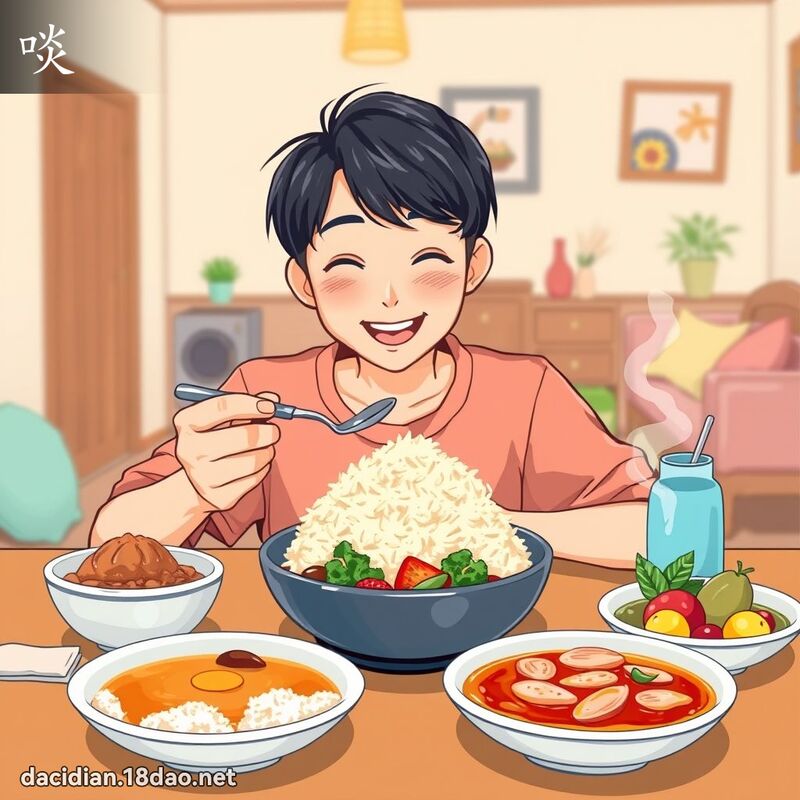 啖 - 國語大辭典配圖
