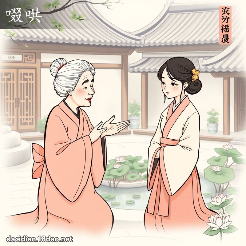 啜哄 - 国语大辞典配图
